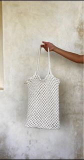 DHANU Crochet tote bag Macrame tote bag Tas rajut Tas bali Tas makrame Tas handmade