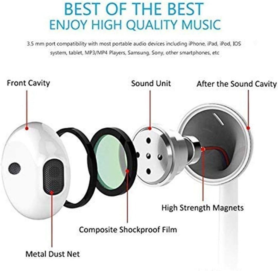 Earbuds with Lightning Connector[Apple MFi Certified](Built-in