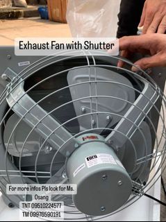 Exhaust Fan with Shutter