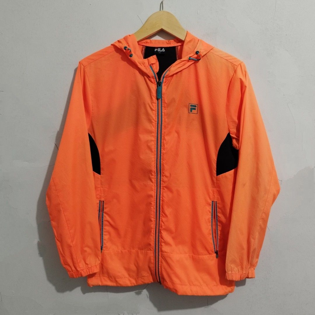 Orange fila outlet jacket