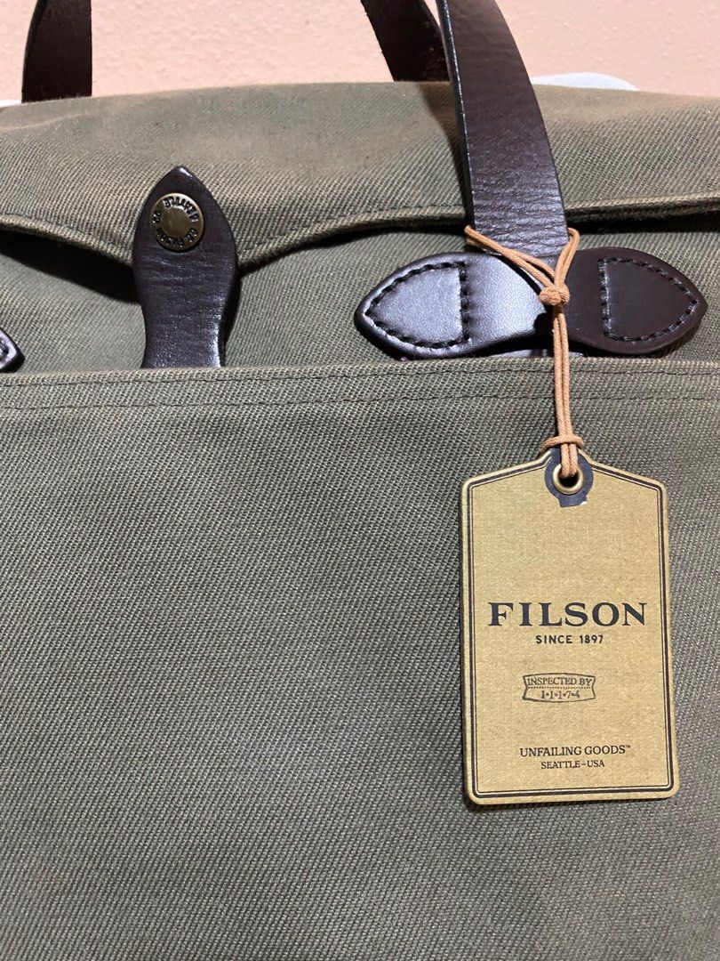Filson Briefcase, Men's Fashion, Bags, Briefcases on Carousell