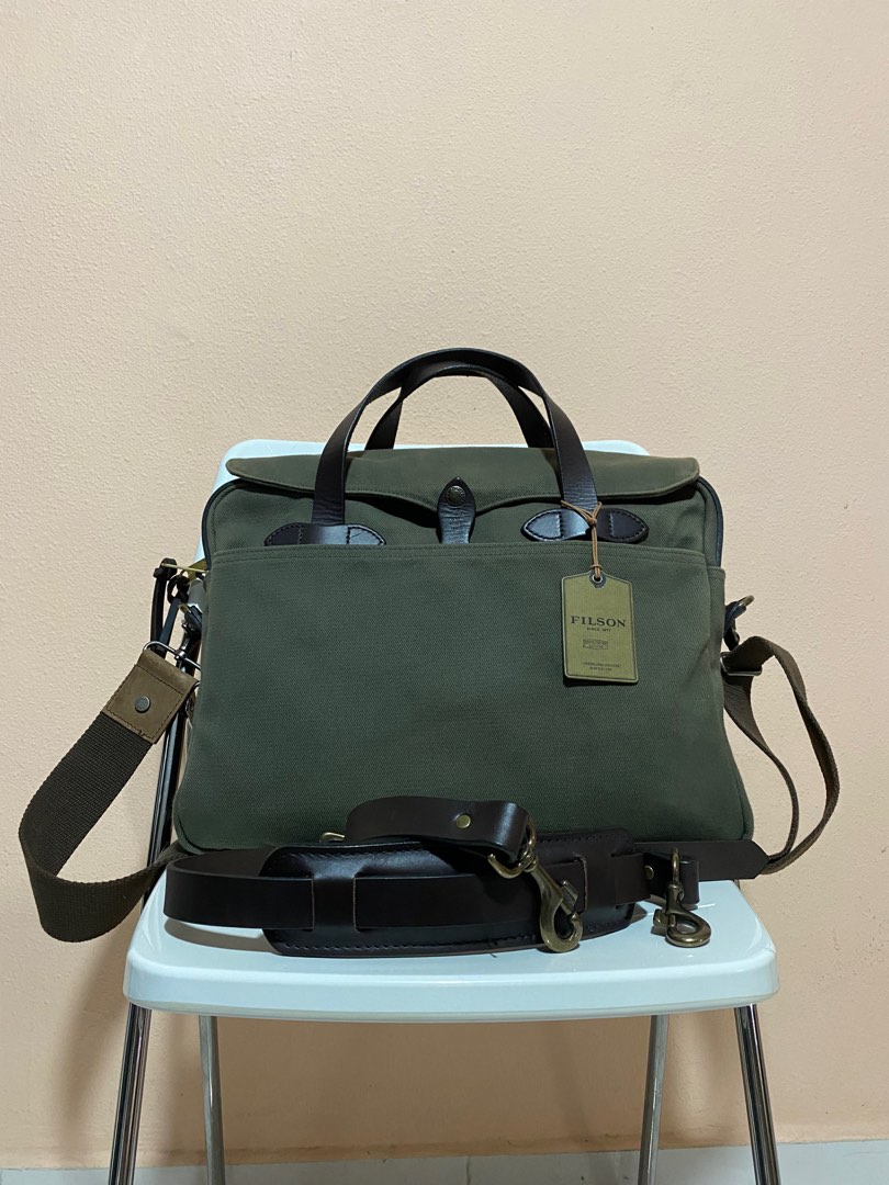 Filson Briefcase, Men's Fashion, Bags, Briefcases on Carousell