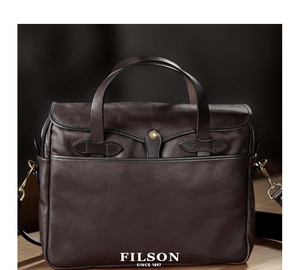 Filson weatherproof 2025 leather original briefcase