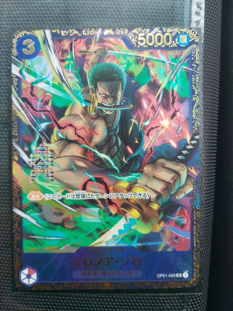 Flagship Zoro Alt Art Parallel SR Zoro, Hobbies & Toys, Toys & Games on