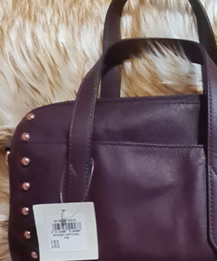 Fossil sydney deals satchel fig