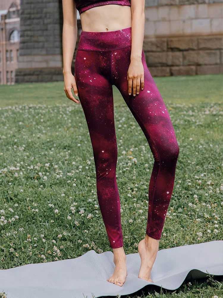 Galaxy Pink Workout Yoga Tights
