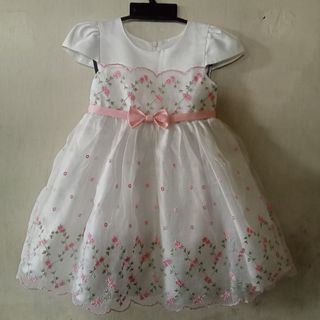 Gaun pink heart