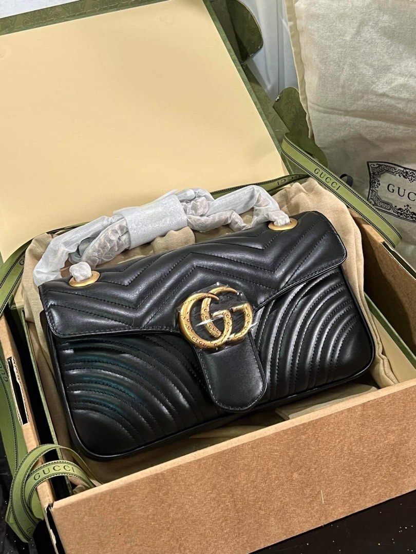 GG marmont size 26cm, Luxury, Bags & Wallets on Carousell