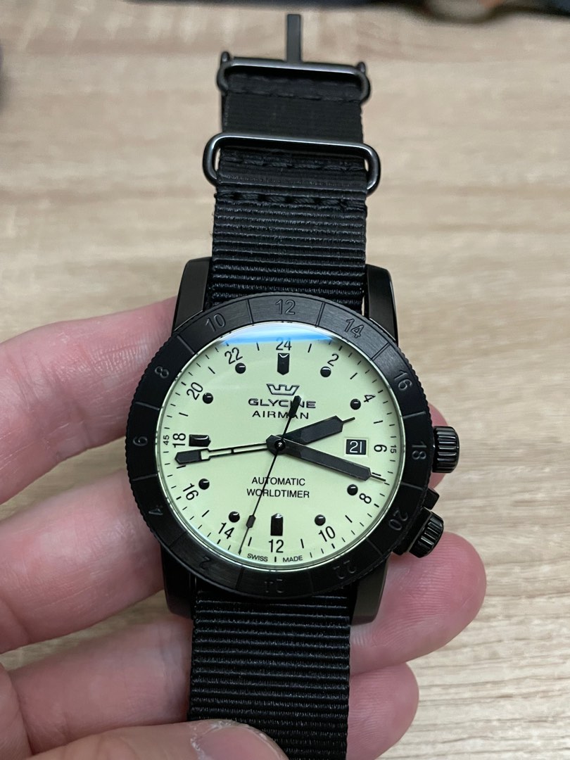 Glycine 42 Airman GMT GL0069 Luxury Watches on Carousell