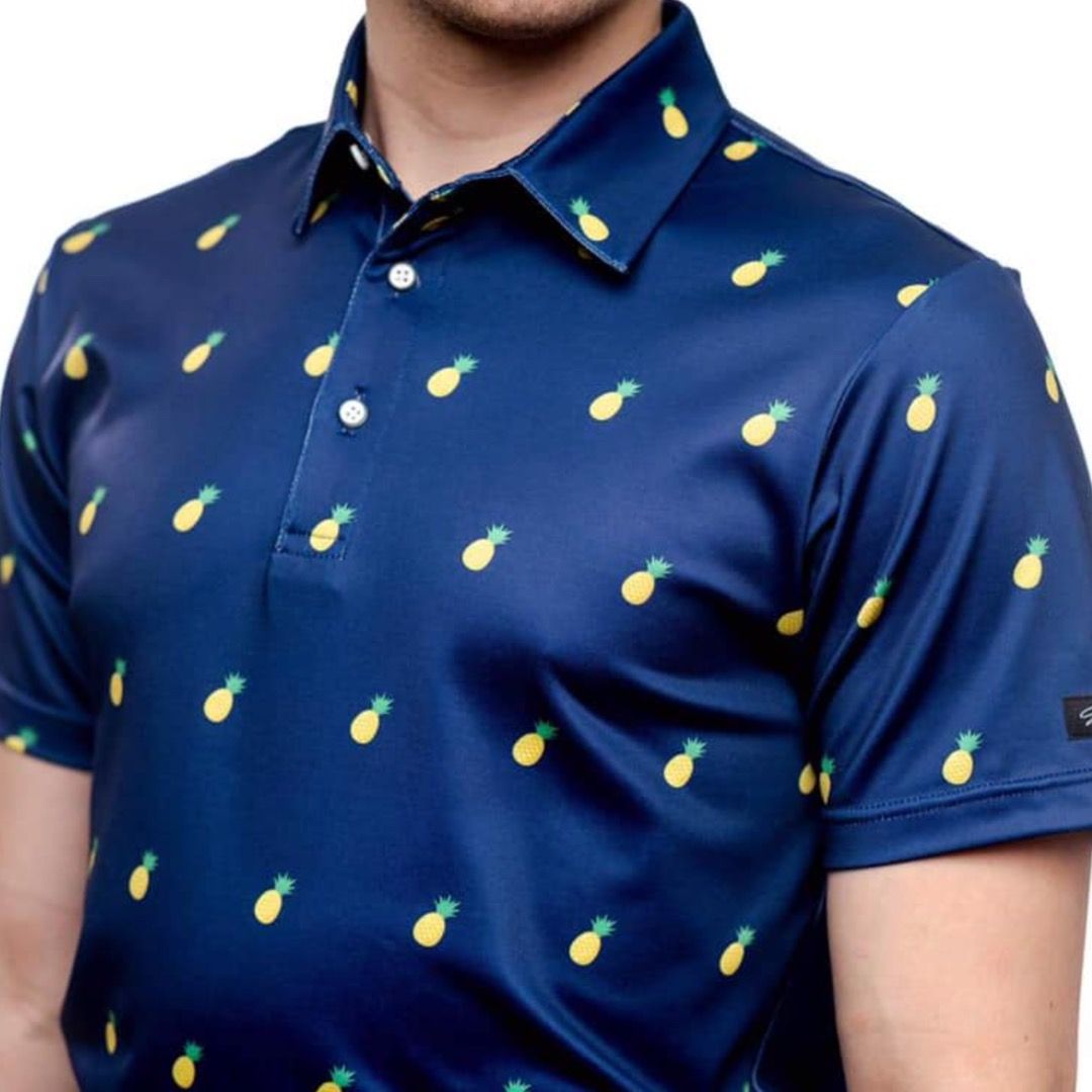 Golf Gods Pineapples Polo Shirt