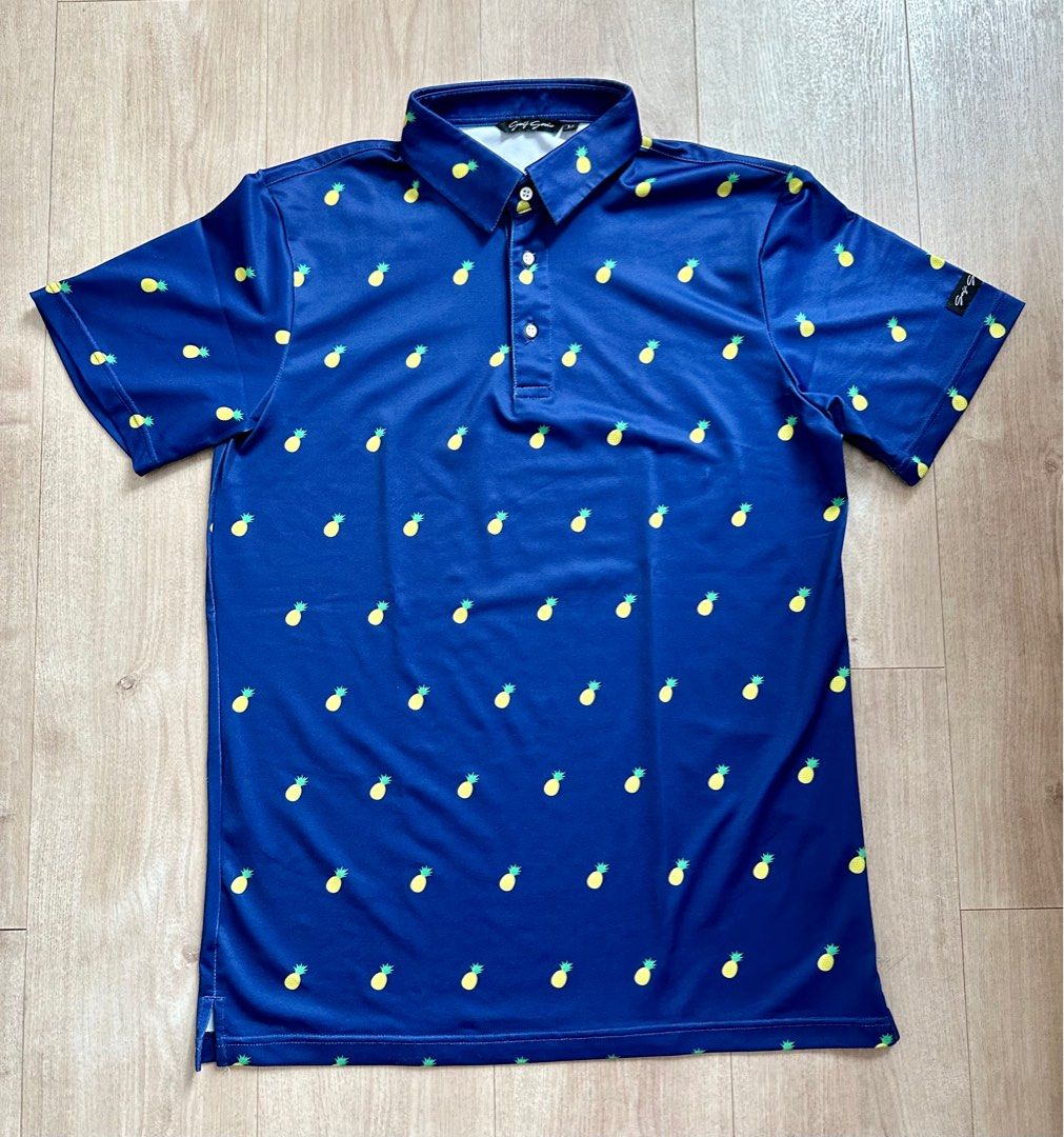 Golf Gods Pineapples Polo Shirt