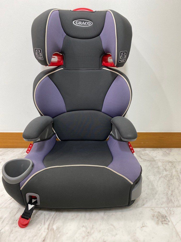 Graco affix youth booster store seat with latch system grapeade