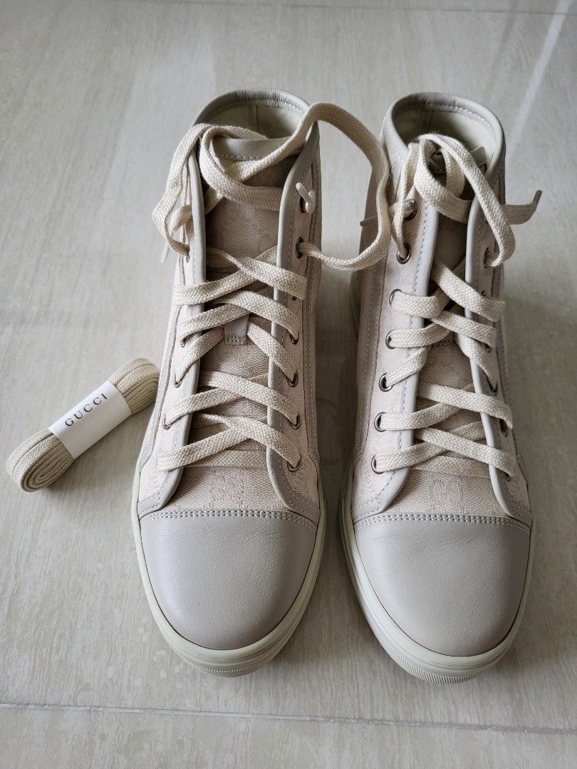 Gucci high cut sneakers clearance