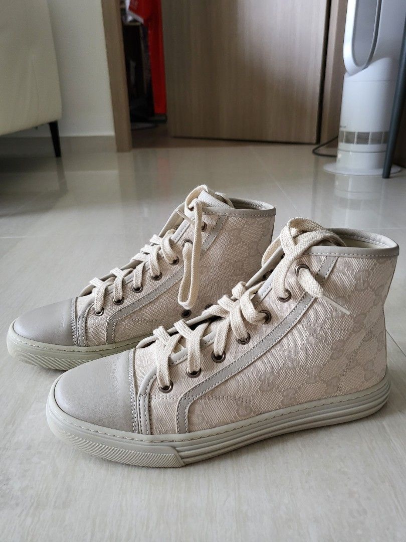 Gucci high cut sneakers clearance