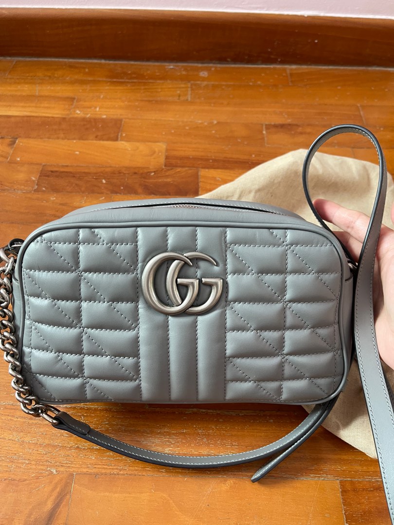 Gucci Marmont small Camera Bag shoulder bag, Luxury, Bags & Wallets on