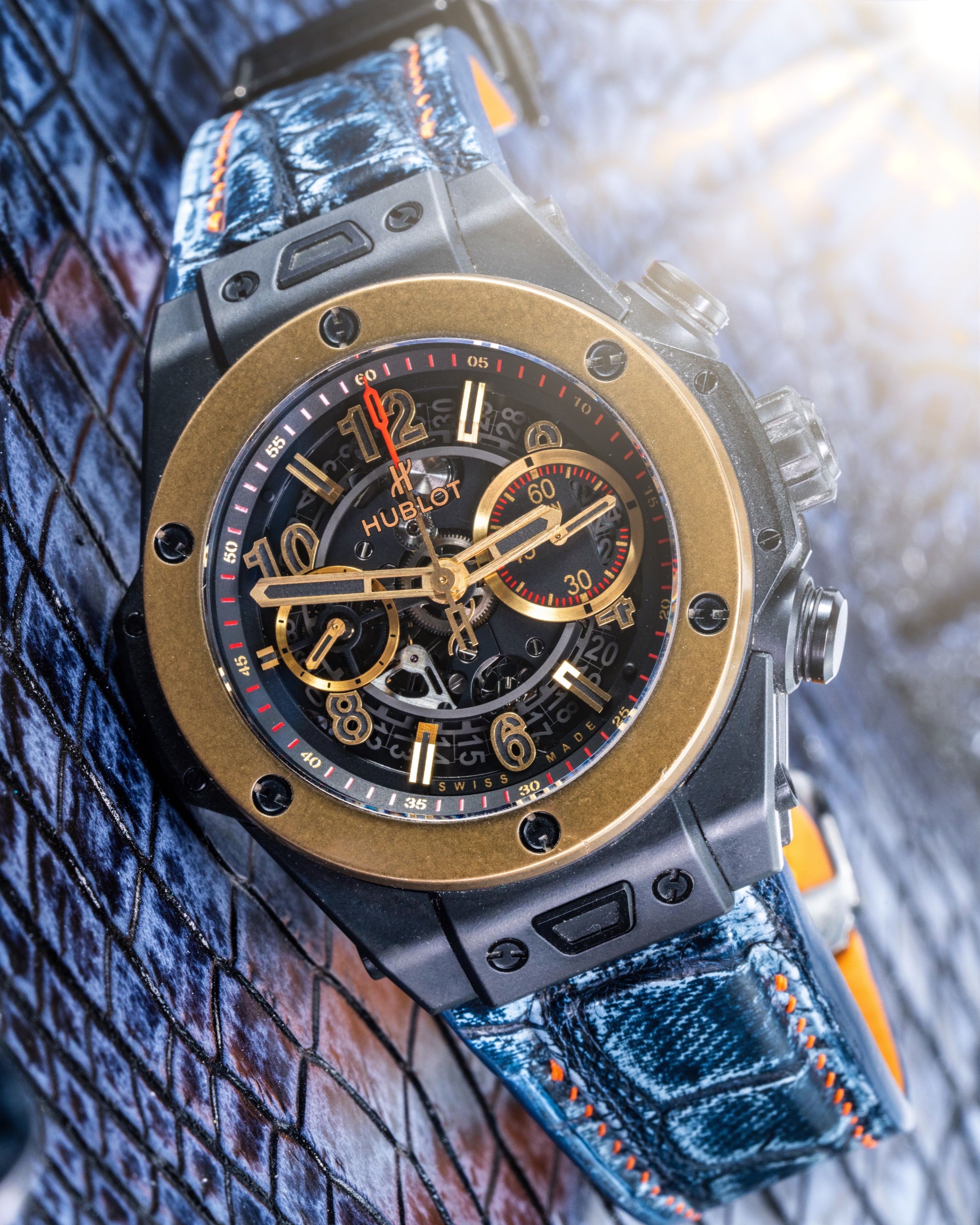 Hublot sales denim watch