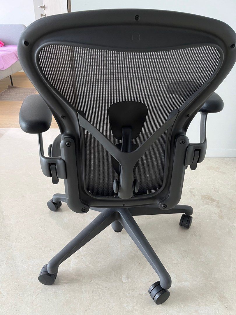 Herman Miller Aeron Remastered PostureFit Office Chair, Furniture
