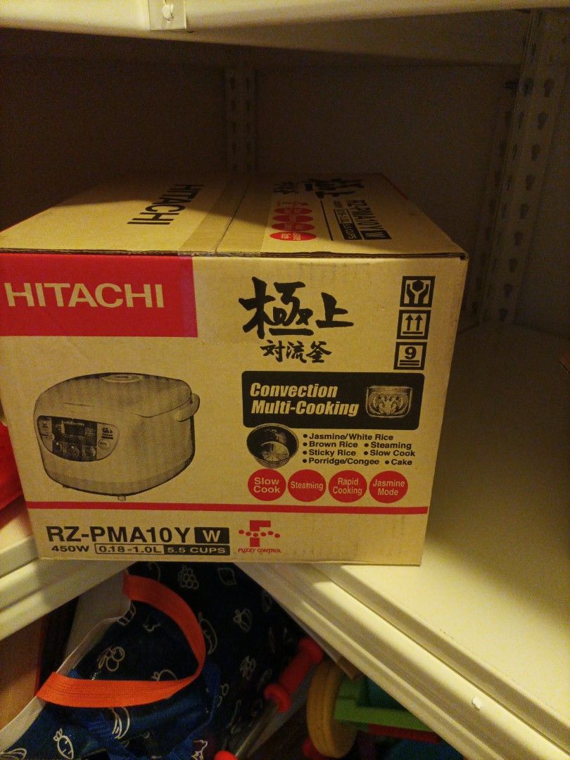 Hitachi Rice Cooker RZPMA10Y, TV & Home Appliances, Kitchen Appliances