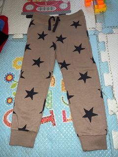 H&M星星兒童刷毛休閒褲