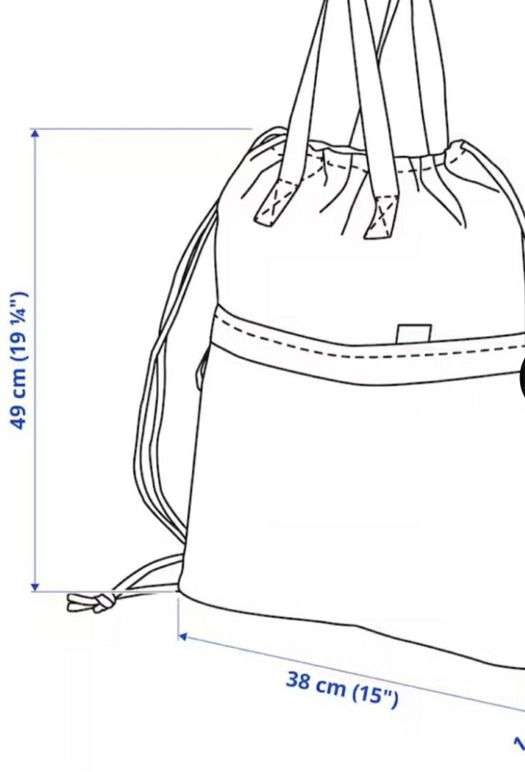 IKEA Gym bag and Pluggland Bag, Men's Fashion, Bags, Backpacks on Carousell