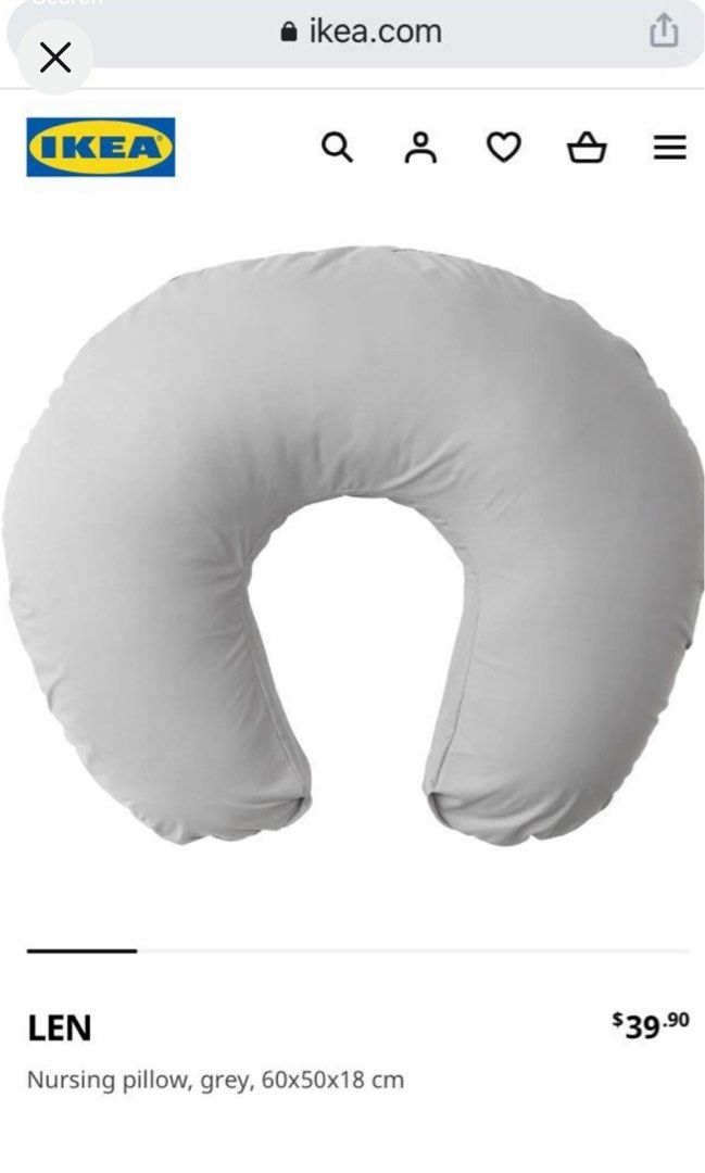Ikea len nursing pillow review shop