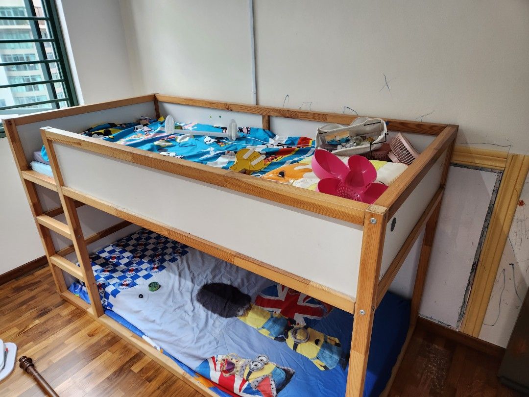 Ikea pine bunk bed, Furniture & Home Living, Furniture, Other Home