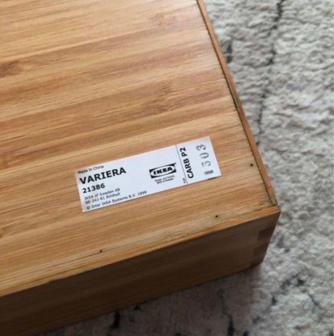 IKEA Variera Bamboo Cutlery Tray, Furniture & Home Living, Kitchenware