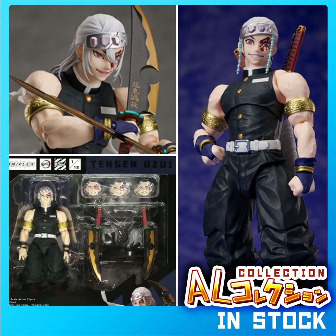 Original buzzmod Demon Slayer Uzui Tengen action pvc Model toy figure