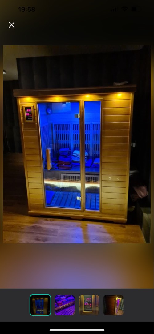 Infrared sauna, Furniture & Home Living, Furniture, Other Home Furniture on  Carousell