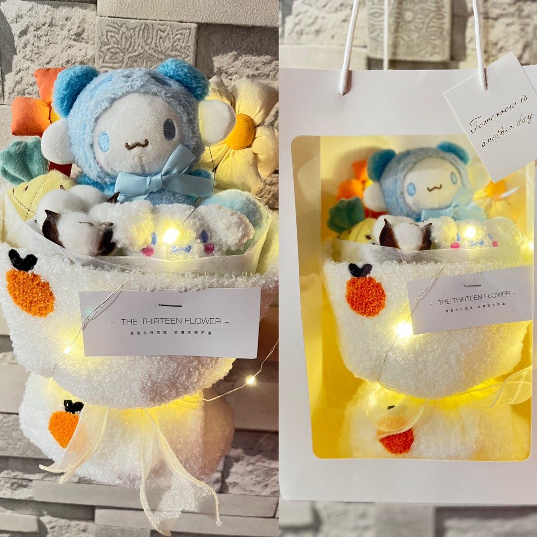 [INSTOCKS] Cute Plush Bouquets Crochet Flower Bouquets Sanrio Kuromi My