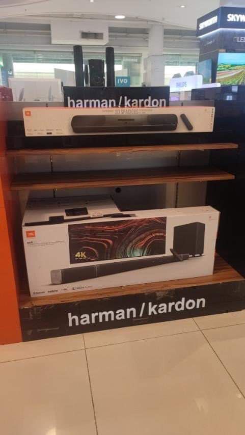 JBL AUDIO SOUND BAR (Category: Soundbars, Speakers & Amplifiers) located in Quezon City. Submitted by annys.online (Listing ID 1217780639, Image 1). Description: JBL SOUND BAR BAR 2.0-8,500 BAR 5.0 multibeam- 23,000 BAR 5.1 CHANNEL -36,500 BAR 2.1 DEEP SOUND BAR-17,300 Brand new and sealed with warranty and receipt 7 days replacement 1 yr warranty on parts and service Pick up / Viewing in the store located in Makati and San Juan We accept COD wit