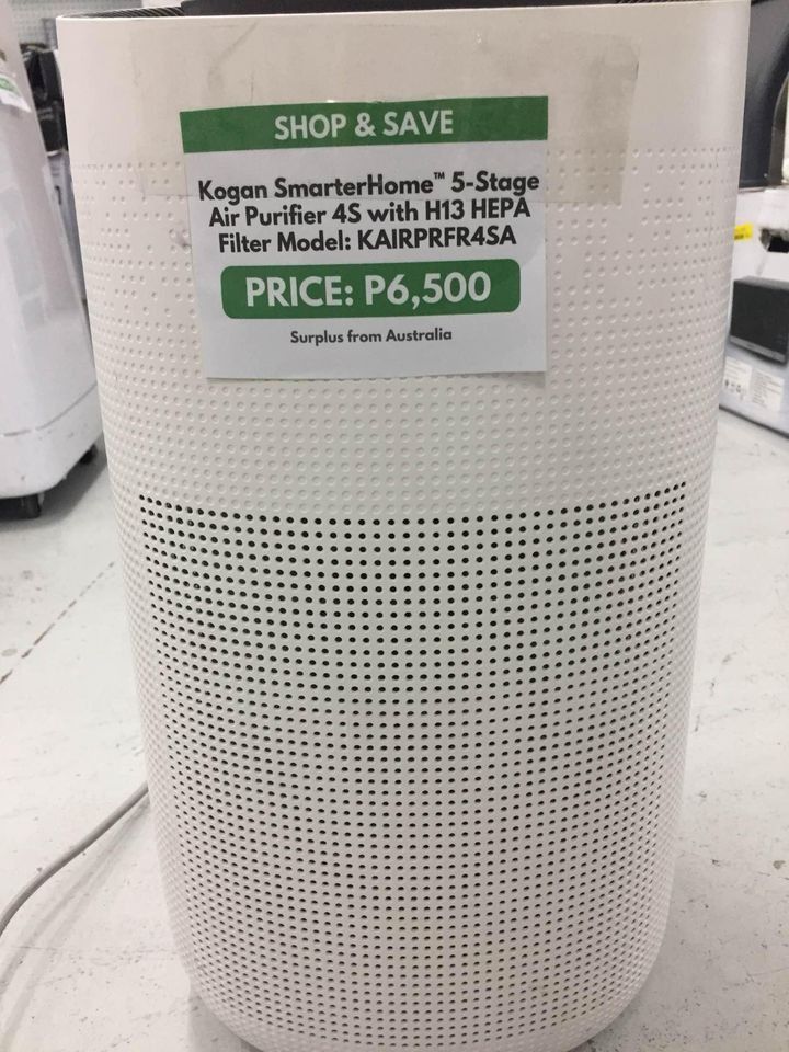 Kogan SmarterHome 5Stage Air Purifier 4S with H13 Hepa Filter, TV