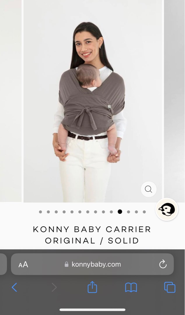 Konny Baby Carrier Original (Mocha), Babies & Kids, Going Out