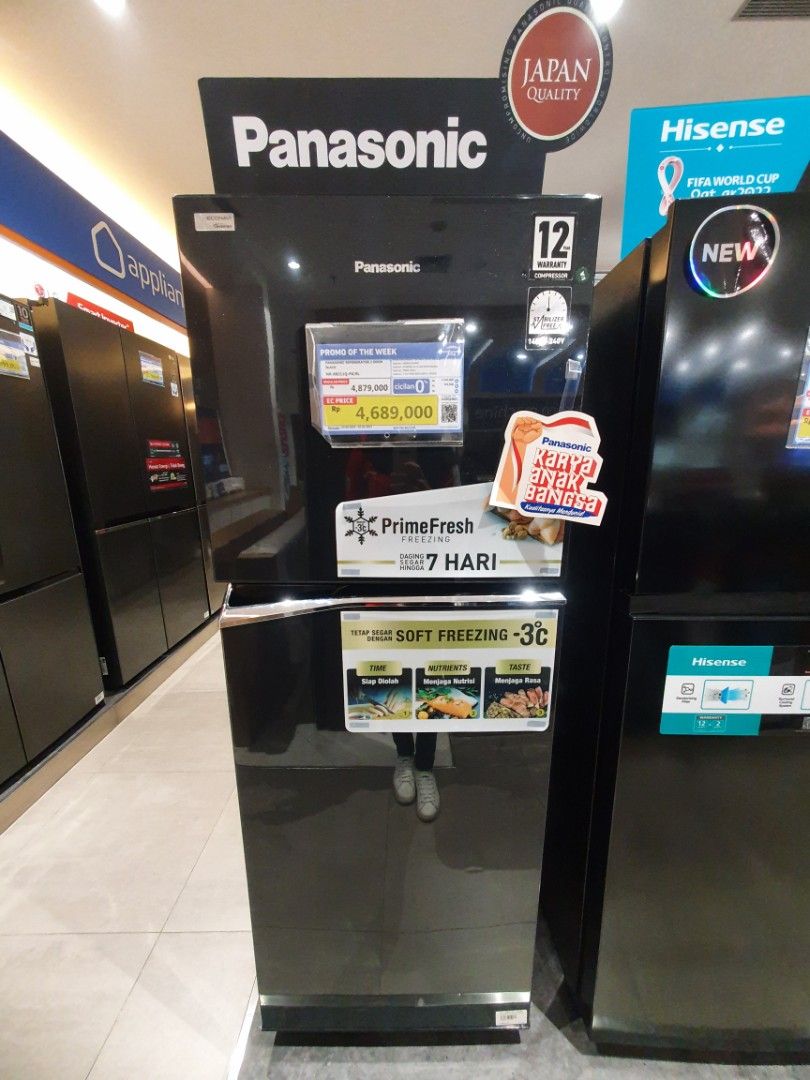 Kulkas Panasonic 2 Pintu Inverter 210L Dp Mulai 0% Gratis 2x Cicilan