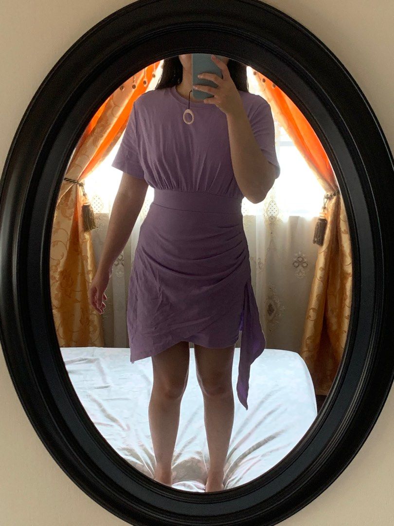 Lavender purple violet dress (Category: Dresses) located in San Pedro. Submitted by moonover (Listing ID 1217677926, Image 2). Description: Fits S-M Garterized waist Really pretty when worn❣️ **Actual color is the first pic.