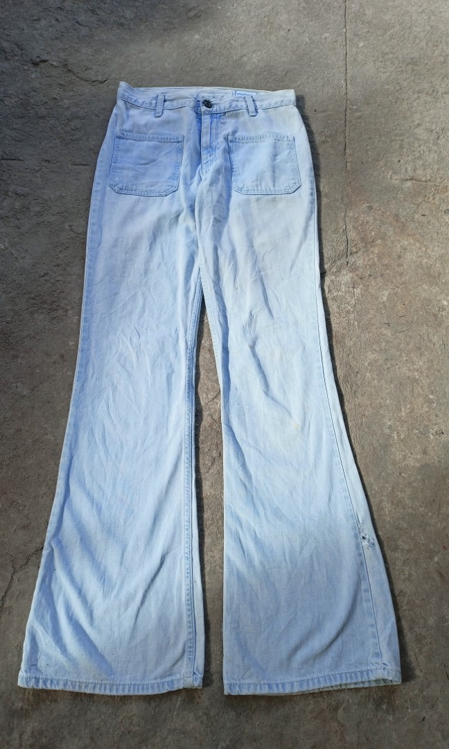 levis sailormate orange tab bell bottoms, Women's Fashion, Bottoms, Jeans  on Carousell