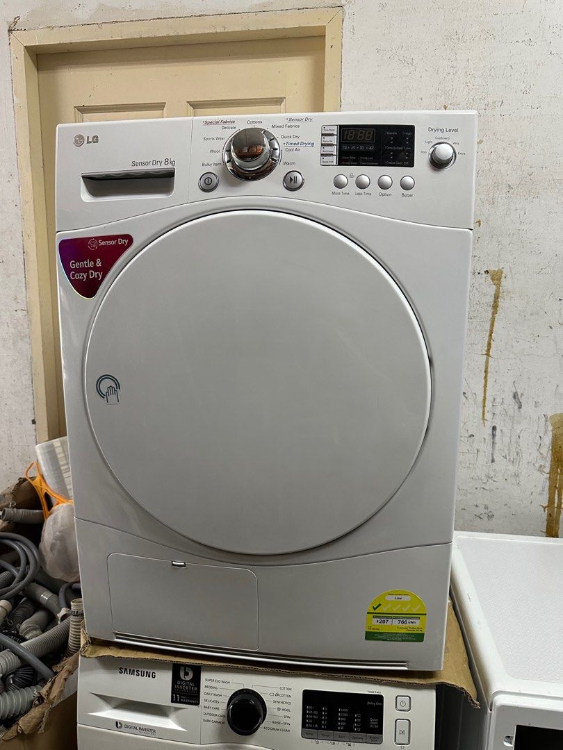 LG 8kg condenser dryer, TV & Home Appliances, Washing Machines and