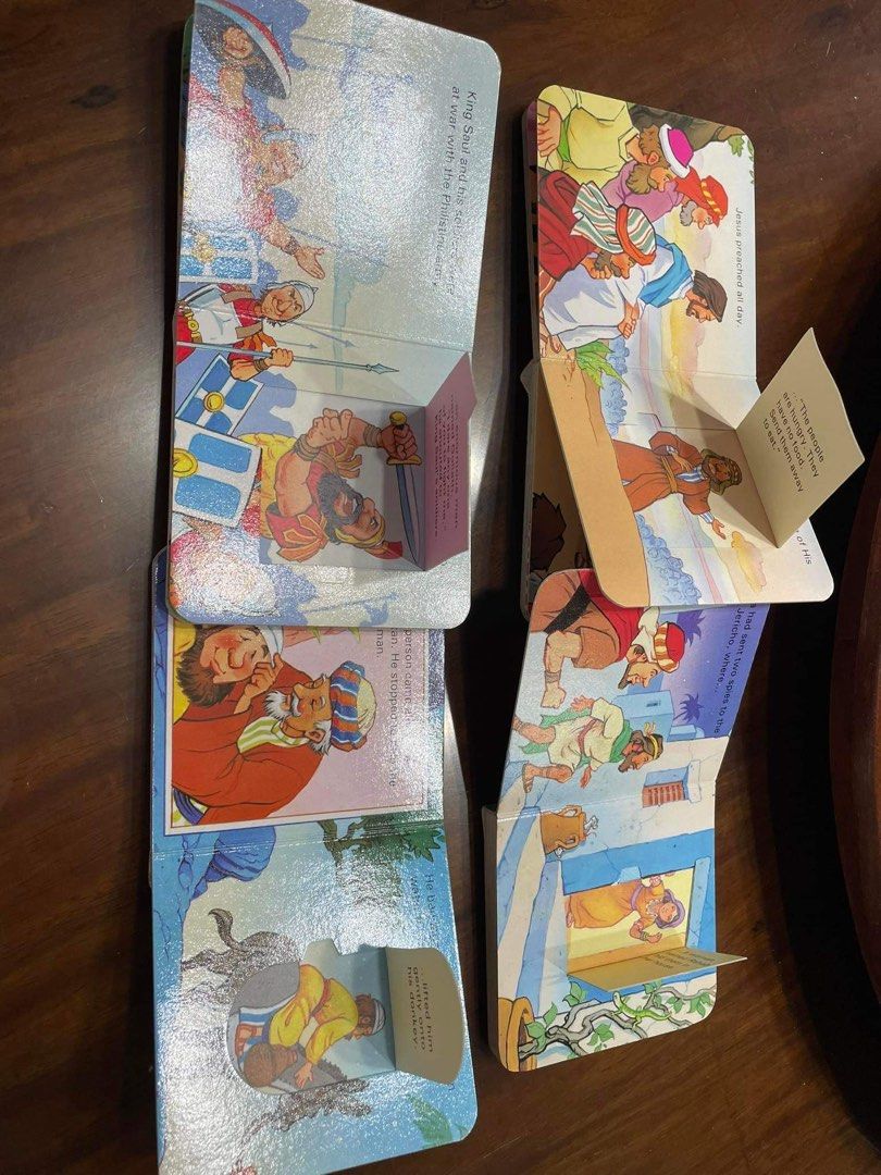 Lift a Flap Bible Stories plus 1 free book, Hobbies & Toys, Books ...