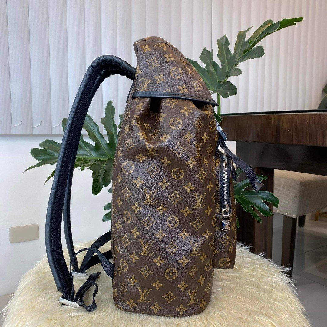 Authenticated Used Louis Vuitton LOUIS VUITTON Damier Graphite Josh Christopher  Nemeth Rope Pattern Backpack N41712 