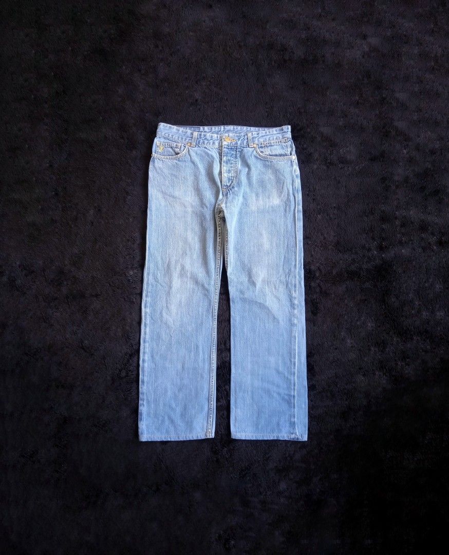 Louis Vuitton Denim Pants, Luxury, Apparel on Carousell