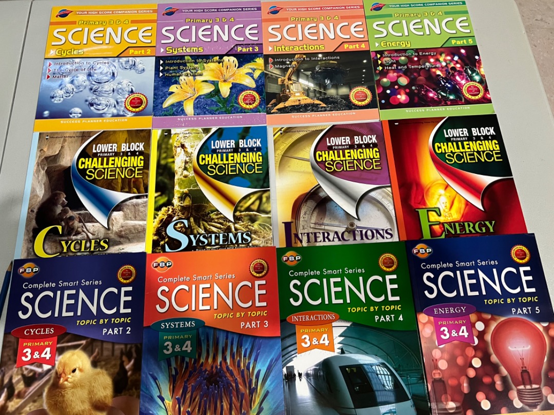 Lower Primary 3 & 4 Science Assessment Books, Hobbies & Toys, Books ...