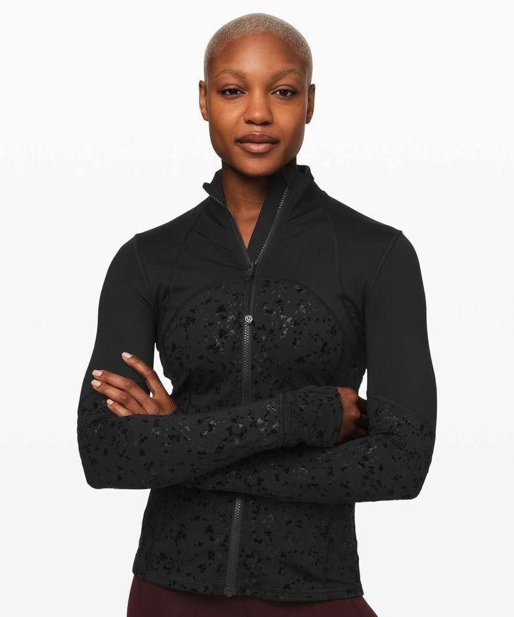 Lululemon Define Jacket (Limited Ed) Black Speckle Shine, Women's Fashion,  Activewear on Carousell