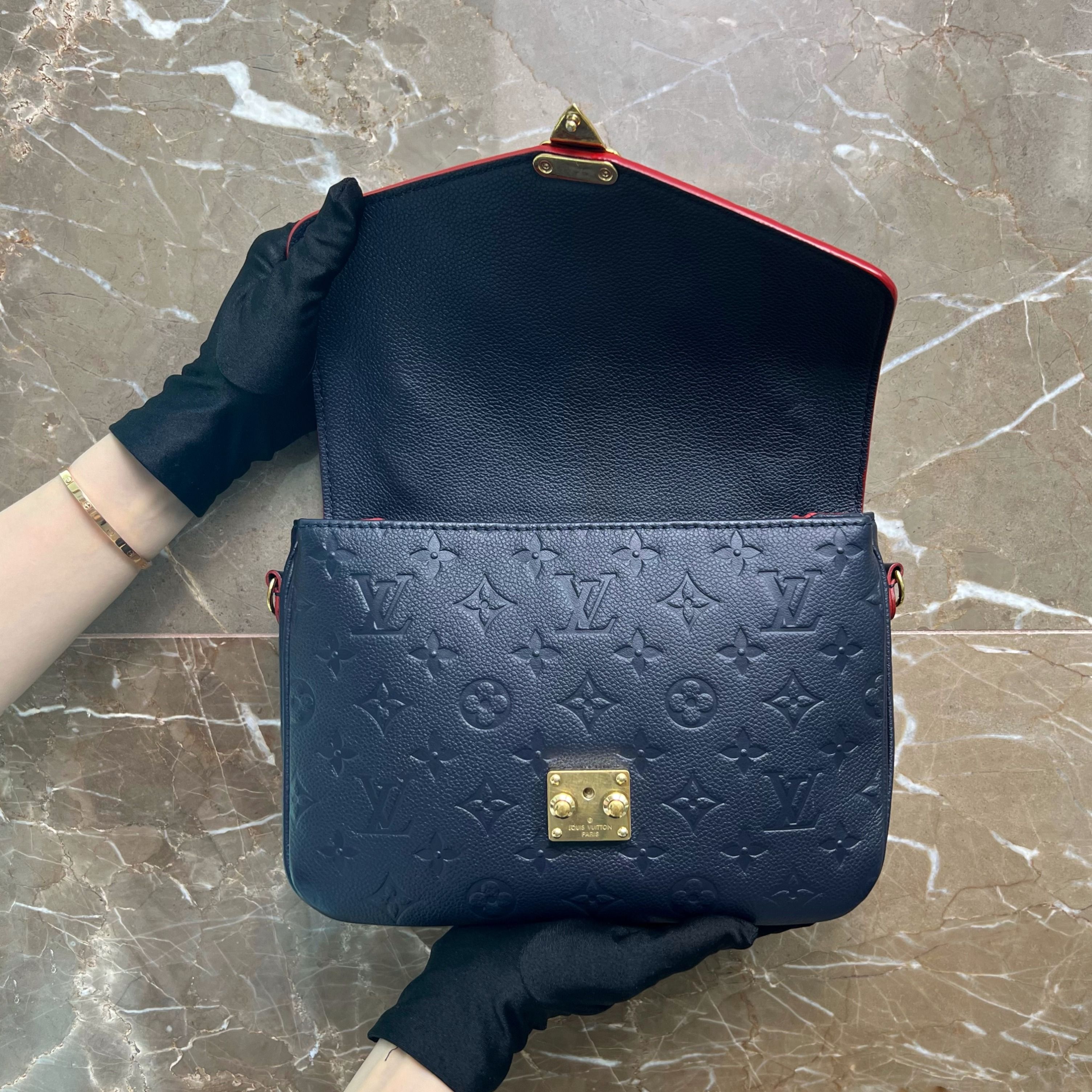 Louis Vuitton Marine Rogue Monogram Empreinte Daily Pouch