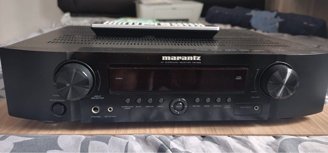 Marantz NR1402 5.1 AV receiver, Audio, Soundbars, Speakers  Amplifiers on  Carousell