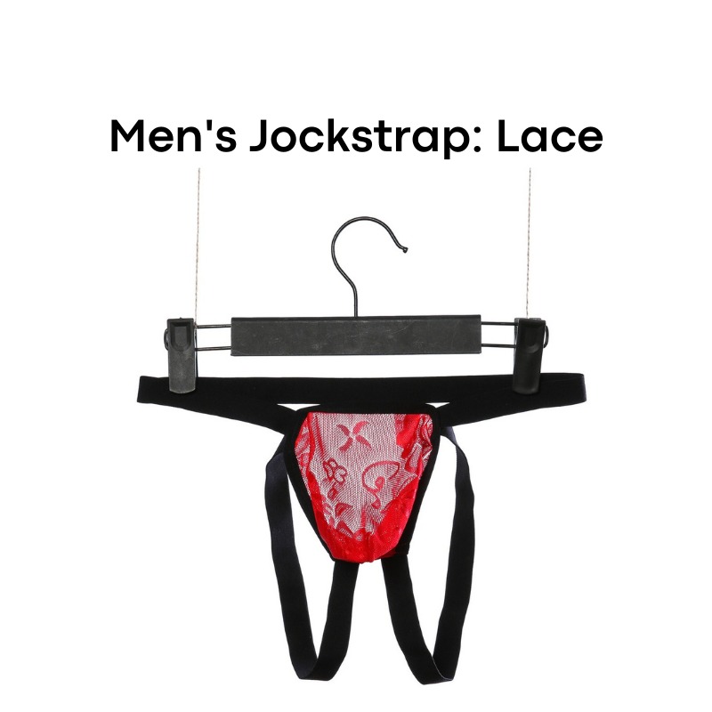 Men's Jockstrap: Lace Jockstrap Underwear (NYK1011), Men's Fashion ...