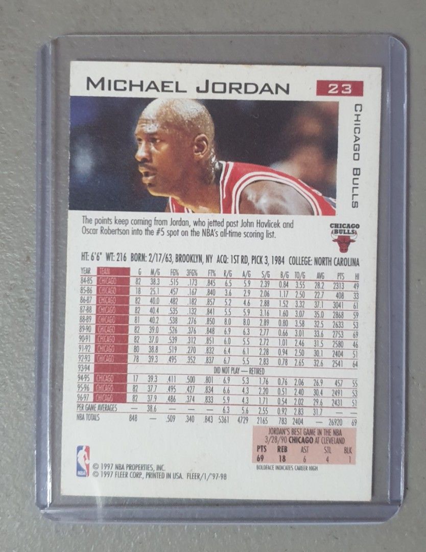 michael jordan fleer 97