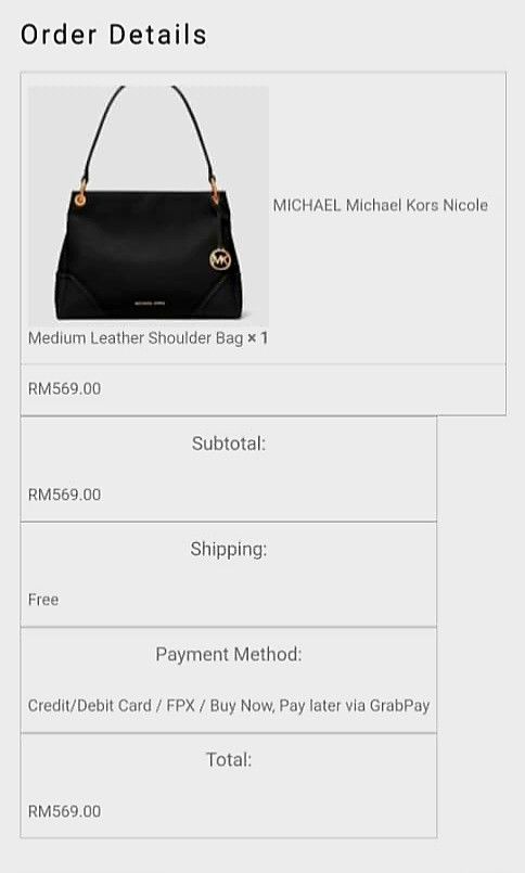 Michael Kors Nicole Authentic Shoulder Bag, Women's Fashion, Bags &  Wallets, Shoulder Bags on Carousell