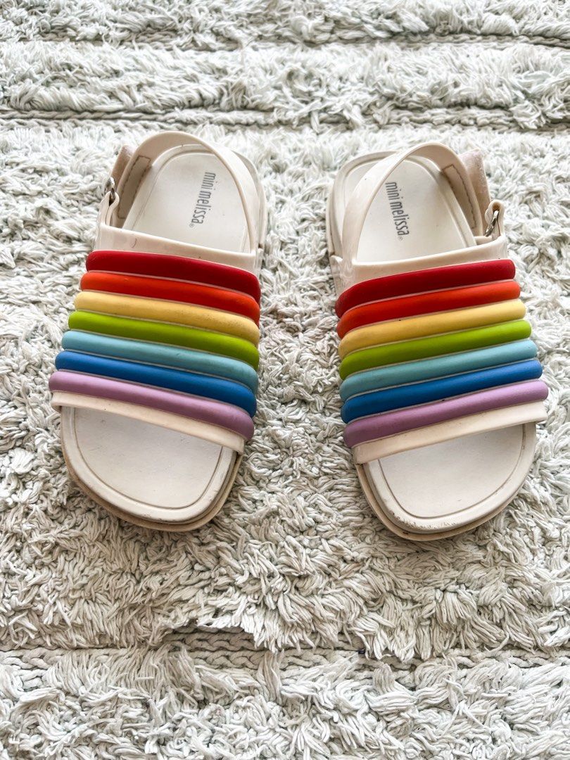 Mini Melissa rainbow sandal