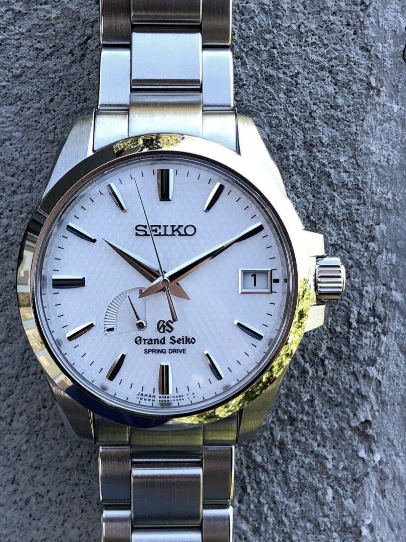 Mint Grand Seiko Spring Drive SBGA025 39mm textured dial Luxury