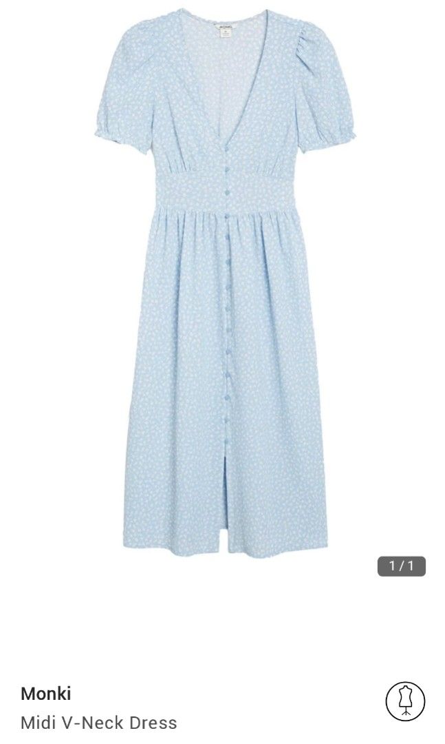 Monki v neck dress sales